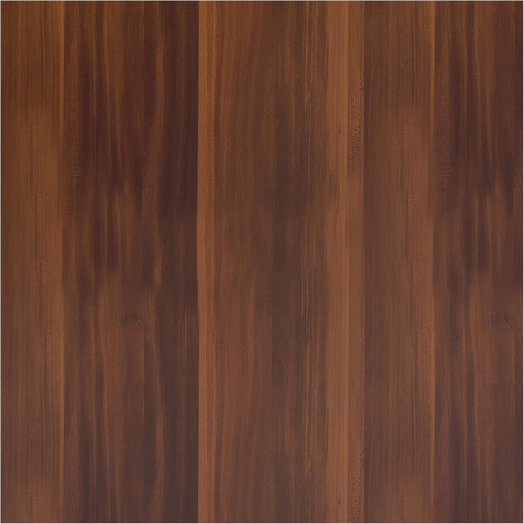 Lavish Home Round Coffee Table with Geometric Metal Base - Small Modern Accent Furniture for Living Room - Mid-Century Coffee Table (Brown/Black)