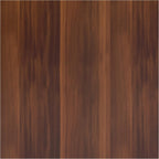 Lavish Home Round Coffee Table with Geometric Metal Base - Small Modern Accent Furniture for Living Room - Mid-Century Coffee Table (Brown/Black)