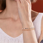 Bracelets JoycuFF en code Morse pour femmes Cadeaux inspirants pour femmes, bijoux superposés pour fille sœur meilleures amies petite amie anniversaire Saint-Valentin fête des mères cadeau de remise des diplômes