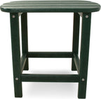 POLYWOOD SBT18GR South Beach 18" Outdoor Side Table, Green