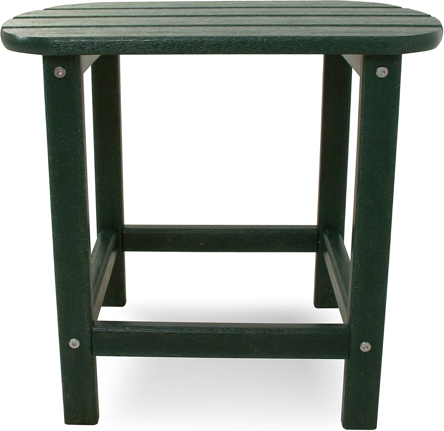 POLYWOOD SBT18GR South Beach 18" Outdoor Side Table, Green