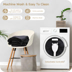 Elektrisch verwarmd deken 72" x 84" volledige maat flanellen stof met 4 verwarmingsniveaus & 10 uur automatische uitschakeling, ademend warm en wasbaar voor zacht en bed - lichtgrijs