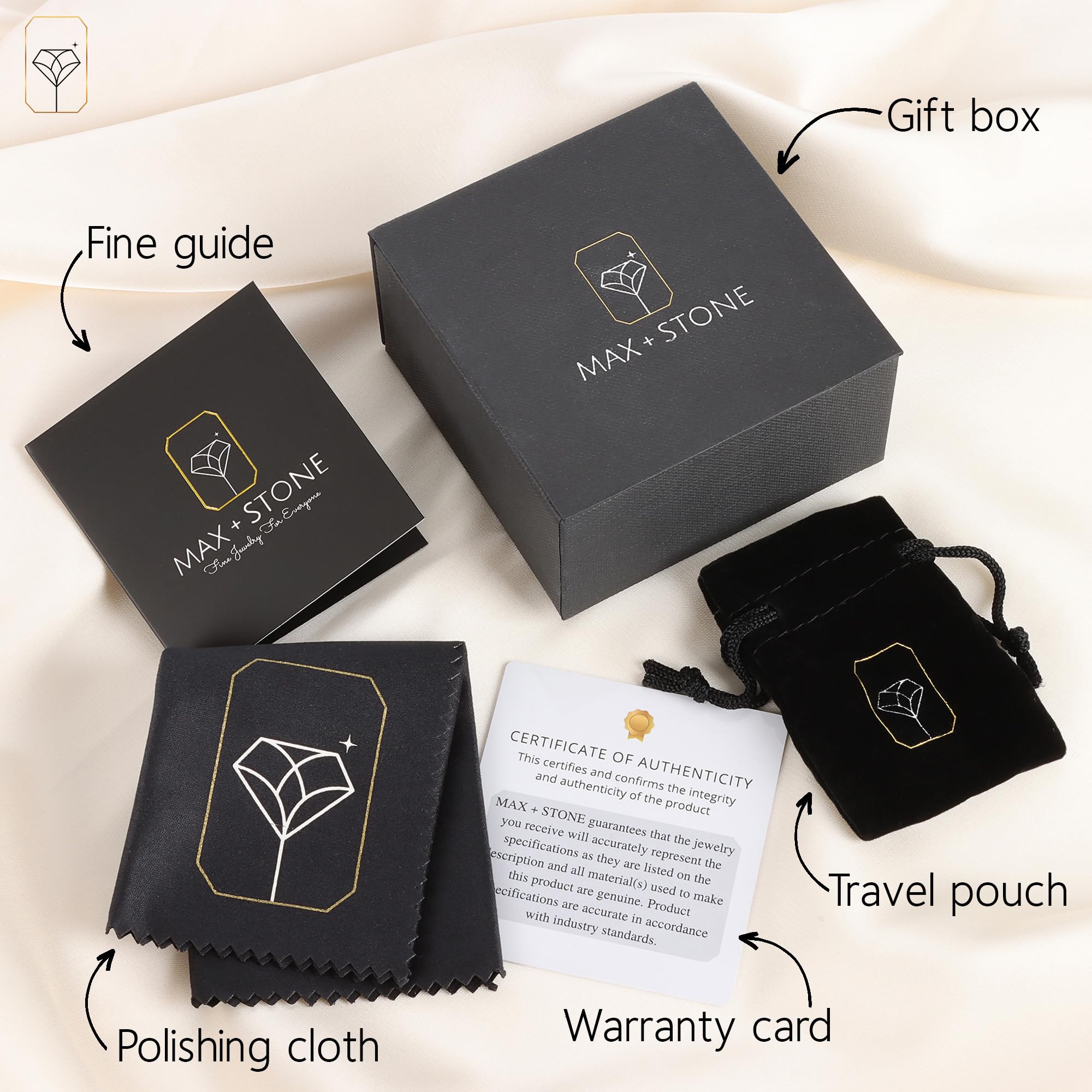 MAX + STONE Corrente de Ouro 10K 2MM Corrente Hipoalergênica Curb de 18 Polegadas | Corrente de Ouro Maciço para Homens e Mulheres | Colar de Ouro 10K Masculino