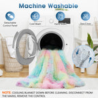 Elektrische Heizdecke mit Kunstpelz, Größe mit flauschigem Sherpa-Rücken, wärmende Plüschdecke Geschenk, weiche Heizdecken mit 10 Wärmeeinstellungen, 5 Zeiteinstellungen, ETL 50"x60", Anthrazitgrau