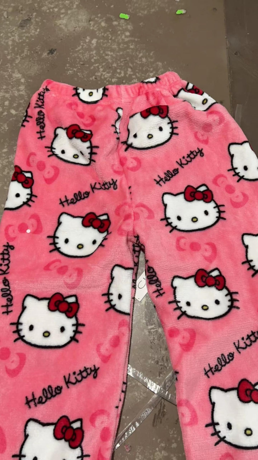 MIMLoweiss Anime Pajama Pants for Women Girls Cute Flannel Pajamas Casual Sleeping Pants Rose Red Medium