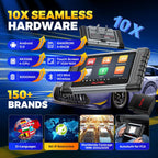 Autel Scanner MaxiCOM MK808BT PRO, 2025 2.0 Full Bidirectional Diagnostic Tool as MK900 MX900 MK900BT, Pro Ver. of MK808S MX808S, 3000+ Test, 28+ Service, All System, Brake Bleed, Injector Coding, FCA