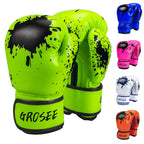 Kids Boxing Glove 6oz 8oz, Youth, Boys and Girls Training Sparring Gloves for Punching Bag, Kickboxing, Muay Thai, MMA, Gift for Age 6-15 Years