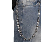Chaîne de portefeuille Chaîne de pantalon Chaîne Hip Hop Punk Chaîne de jeans Chaîne de clés Goth Rivet lourd Accessoires pour femmes hommes