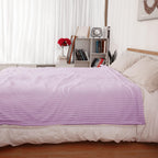 Couverture chauffante électrique DUODUO 72"x84" en polaire corail chaude avec 4 réglages de chaleur et arrêt automatique de 10 heures Protection contre la surchauffe - Gris 