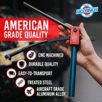 Baja No Pinch Tool Original Tire Changing Kit – Dirt Bike Tire Changing Tools for Enduro and Motocross – Compact Tool for 16" to 21" Wheels – Prevents Tube Pinching – Fits 20mm Axles