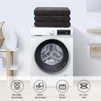 Coperta Elettrica Riscaldata 72"x84" Taglia Completa, Morbido Pile di Corallo con 4 Livelli di Riscaldamento e Spegnimento Automatico dopo 10 Ore, Lavabile in Lavatrice, Tessuto Morbido e Accogliente per la Casa, Grigio Scuro