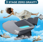 Massage Chair, 3D Massage Chair Full Body, Zero Gravity Shiatsu Recliner W/Heating, SL Track, Wireless Charger, Bluetooth Speaker, Foot Rollers, 12 Auto Modes Air Compression
