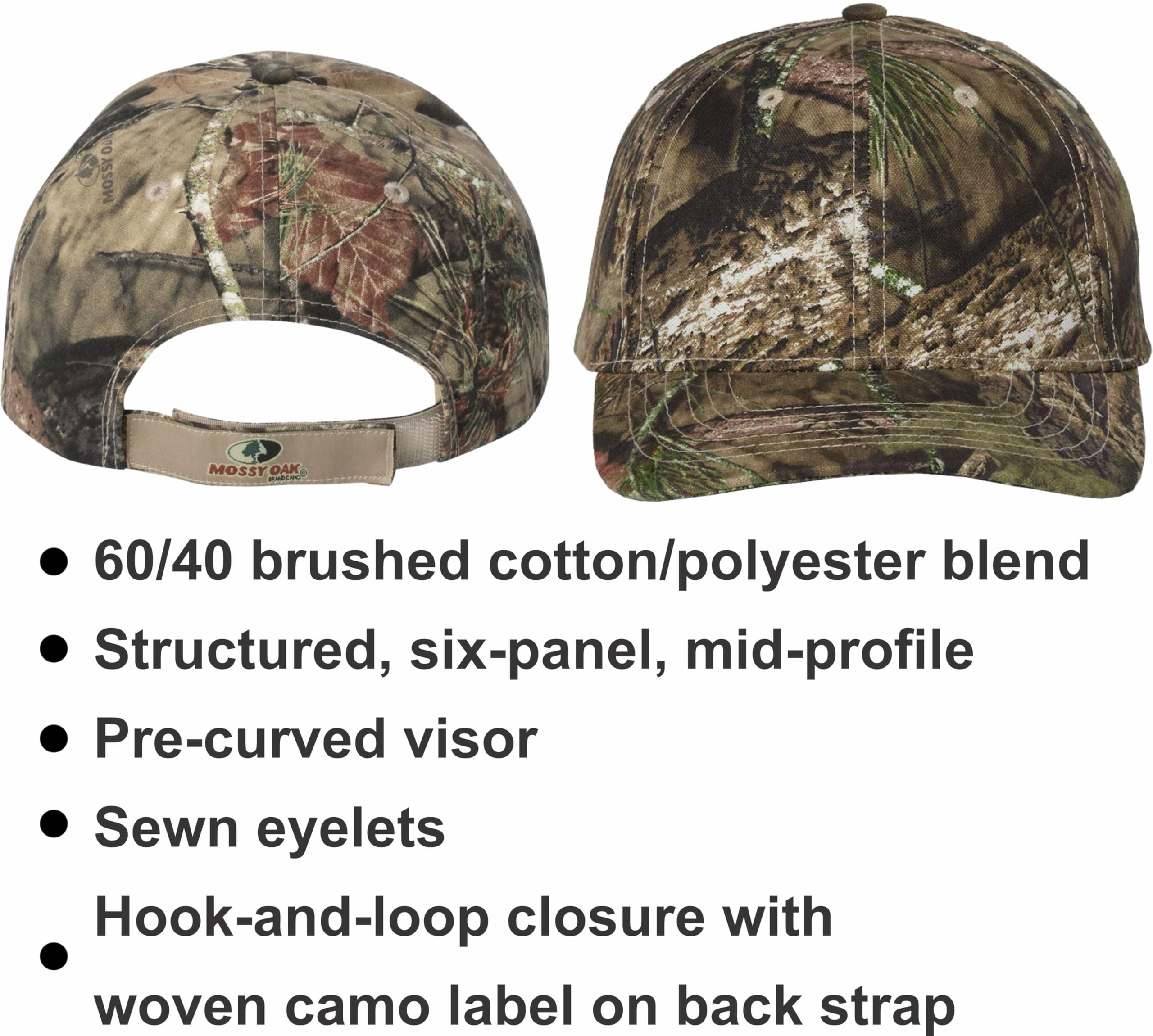 Custom Embroidered Camo Hat (Dad Hat -Hunting Camo)