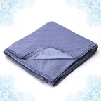 Ailemei Direct Cooling Blanket for Hot Sleepers,Double Sided Cold Effect,Queen Size Lightweight Breathable Summer Large Big Blankets for Bed,Transfer Heat to Keep Body Cool Night Sweats,90"x90"