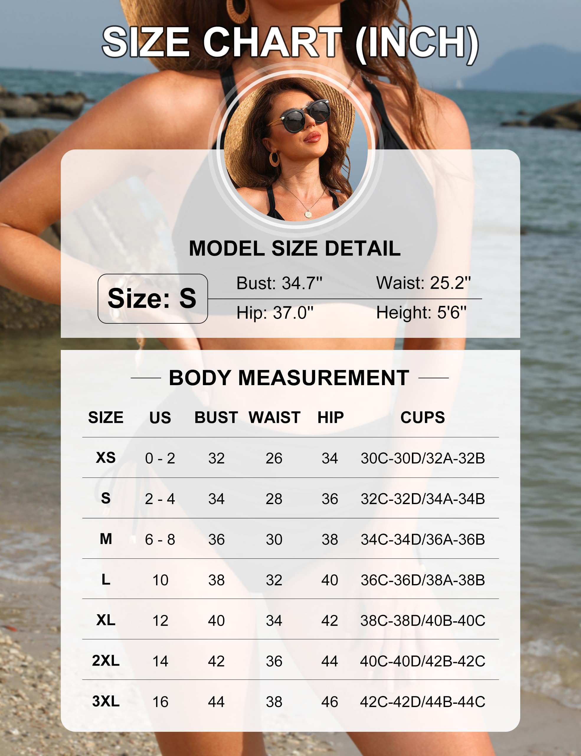 Blooming Jelly Womens High Waisted Bikini Sets Tummy Control Swimsuits Tie Back 2 Piece Bathing Suit (Medium, Green)