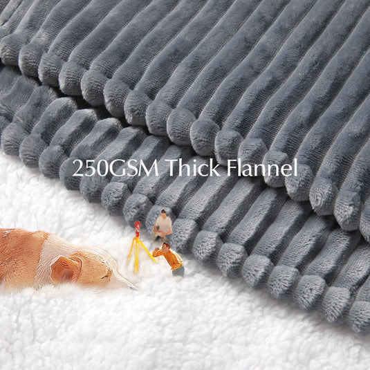 Heated Blanket Throw Size, Soft and Cozy Electric Heating Blanket for Bed, Automatic Safety System 6 Heating Levels & 4 Hours Auto-Off, 50" x 60" Dark Grey