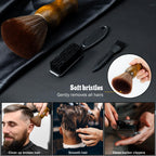SALONSILK 13PCS Hair Cutting Comb Set, Professional Barber Combs for Hair Stylist, Premium Grade Barber Brush Neck Duster, Fading Comb Barber Clipper Comb - Grand Goldman