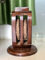 NauticalMart Ship Wheel Table Base Coffe Table Decorative Nautical Pirate Decor