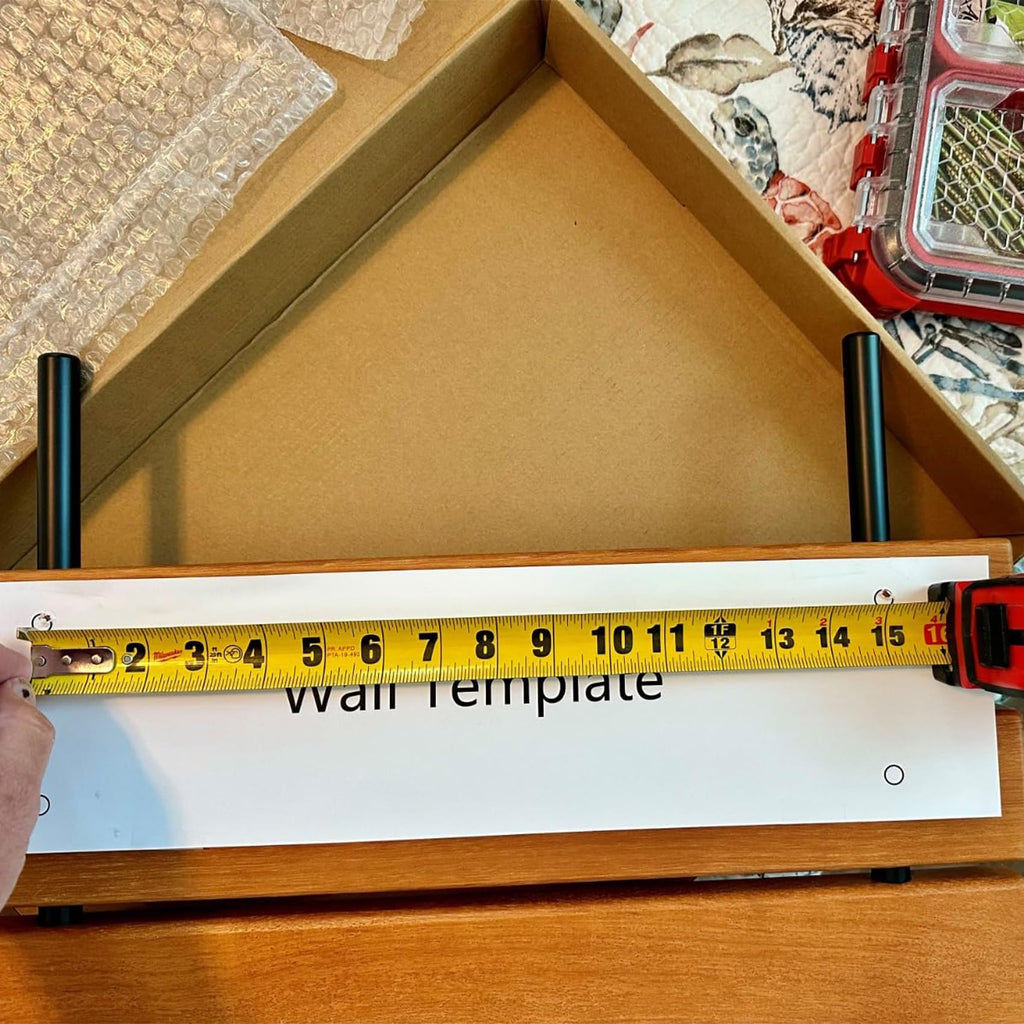 Aowoil 20" Folding Teak Shower Seat Wall Mounted - ADA Compliant Foldable Shower Bench, Natural Solid Teak, 300lb Capacity, Drainage Design - Bathroom Safety Stool for Elderly & Home Care