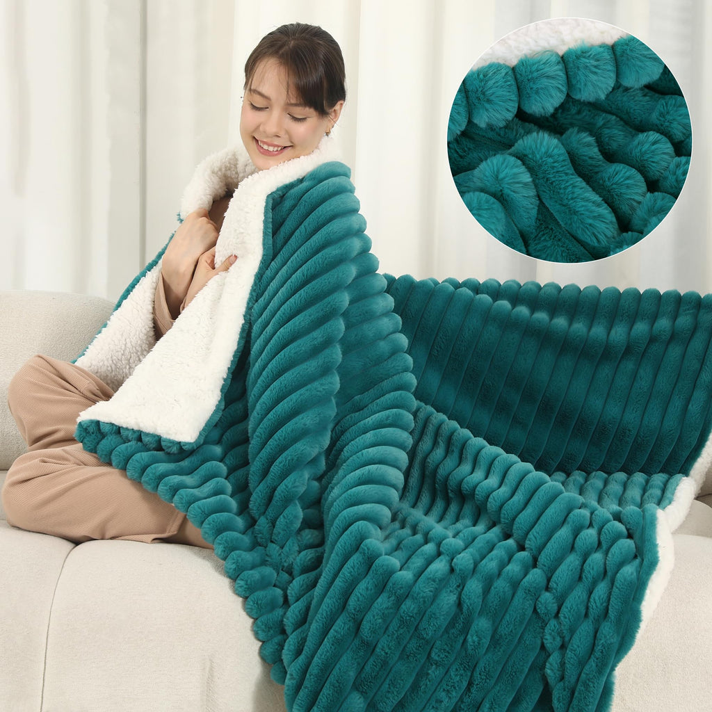 Coperta Elettrica Riscaldata Plaid con 5 Livelli di Riscaldamento e Spegnimento Automatico dopo 4 Ore, Plaid Riscaldato 50"x60" con Certificazione ETL e FCC per Casa e Ufficio, Lavabile in Lavatrice, Grigio Scuro