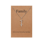 Lcherry Faith Cross Pendant Necklace for Women Religious Christian Jewelry Mother's Day Gifts for Women