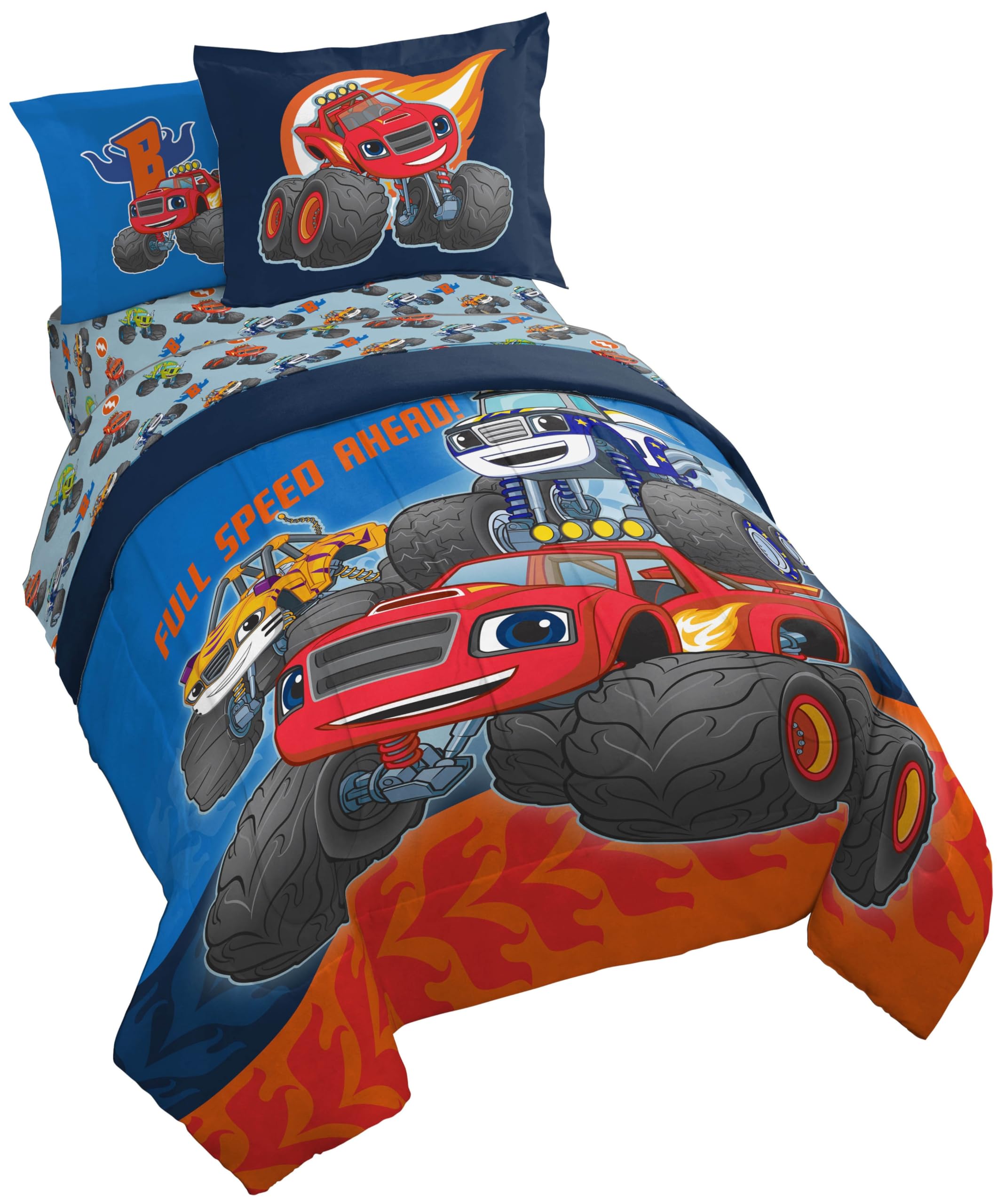 Jay Franco Kids Comforter Set Includes Sheets and Pillow Covers - Soft and Cozy Bed Set for Stylish Room Decor, Grey - Minecraft Movie, 7 Piece Queen Size Bedding