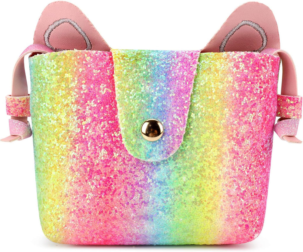 mibasies Purse for Little Girls Dress Up Jewelry Pretend Play Kids Accessories Mermaid Gifts