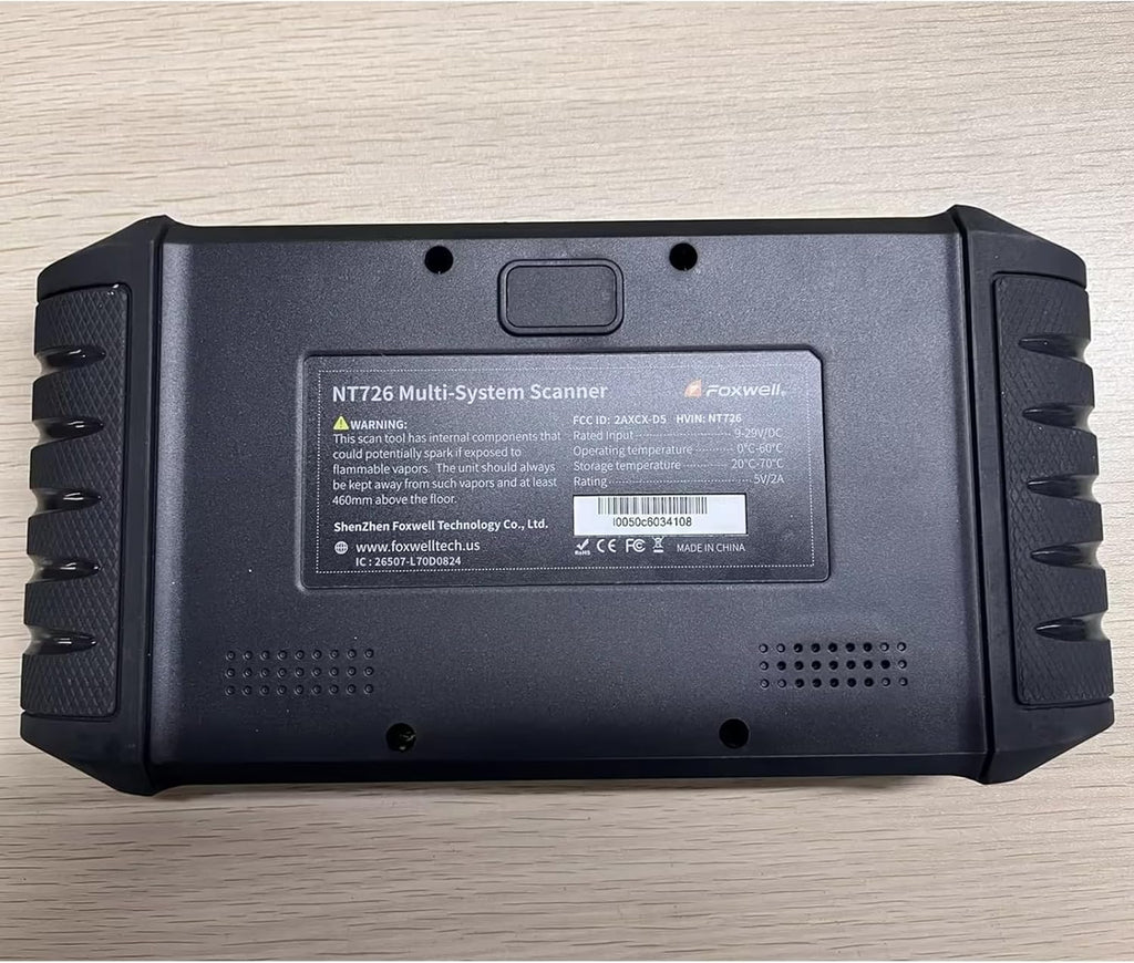 FOXWELL OBD2 Scanner Diagnostic Tool NT726, All System Bidirectional Scan Tool, Code Reader for Cars and Trucks with 12 Resets, ABS Bleeding/Oil/EPB/SAS/D-PF/TPMS/Injector Coding/Throttle/BMS..., FCA