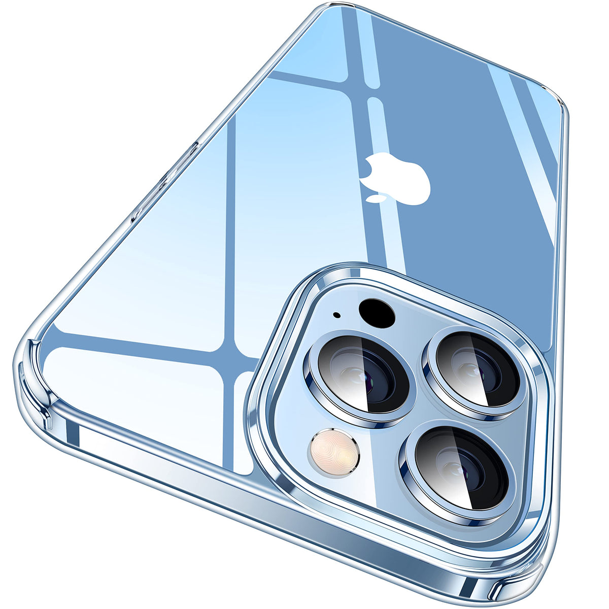 CASEKOO for iPhone 13 Pro Max Case Crystal Clear, [Not Yellowing] [Military-Drop Protection] Shockproof Protective for iPhone 13 ProMax Phone Case 6.7 inch 2021, Clear