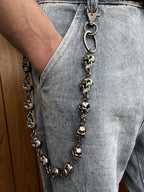PINKPIN Trouser Chains for Men Pants Chain Jean Chains Belt Chain Biker Wallet Chain Skull Pants Chains for Men Biker Chain Punk Heavy Skull Goth Accessories