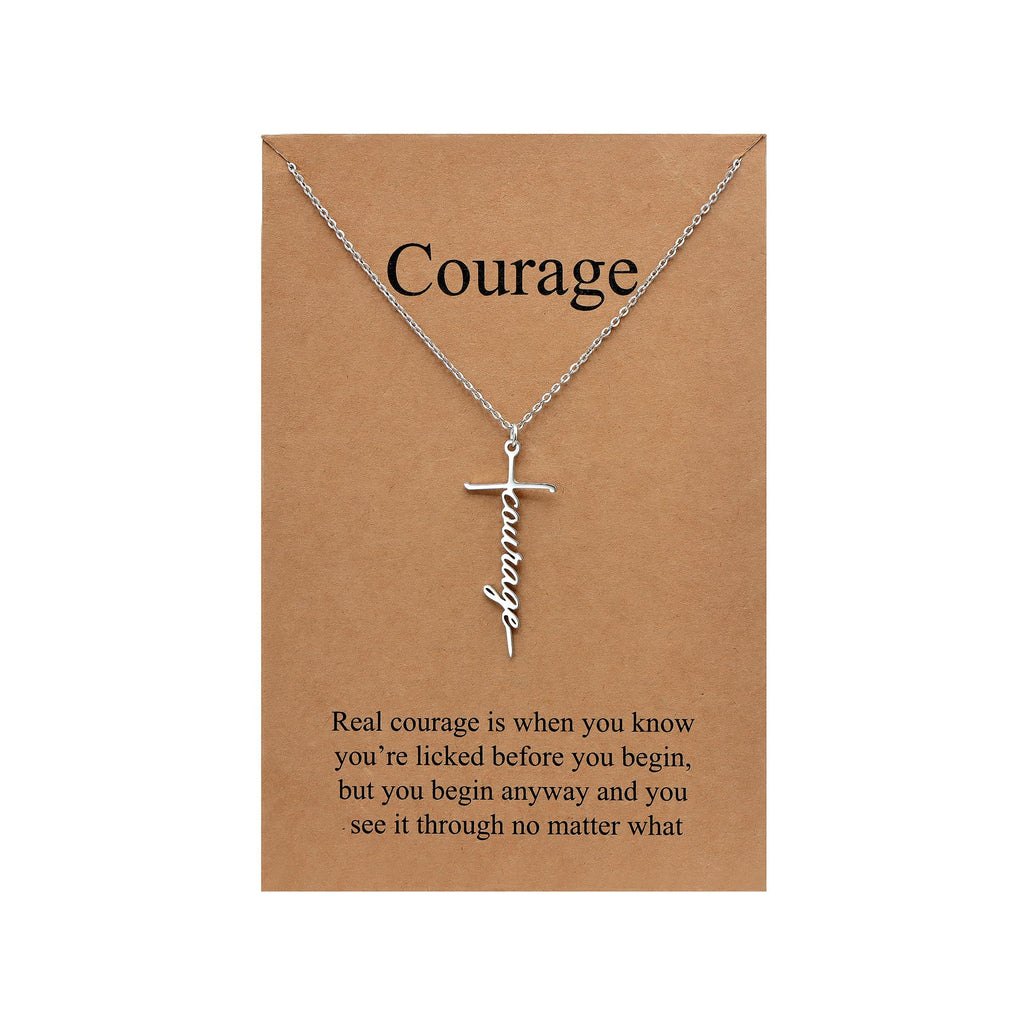 Lcherry Faith Cross Pendant Necklace for Women Religious Christian Jewelry Mother's Day Gifts for Women