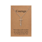 Lcherry Faith Cross Pendant Necklace for Women Religious Christian Jewelry Mother's Day Gifts for Women