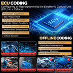 Launch X431 PRO3S+ V5.0,2025 Upgrade All-in-One Bidirectional Scan Tool,HD Trucks Scan,Topology Map,ECU Coding,55+ Service,Full System,CANFD&DOIP,DBSCar VII VCI 2-Year Update