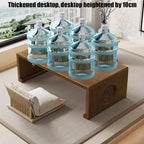 2025 Newly Upgraded Japanese Floor Table Folding Japanese Coffee Table No Assembly, Solid Wood Low Tatami Table Portable Japanese Style Low Tea Coffee Table for Sitting on The Floor Easy Storage