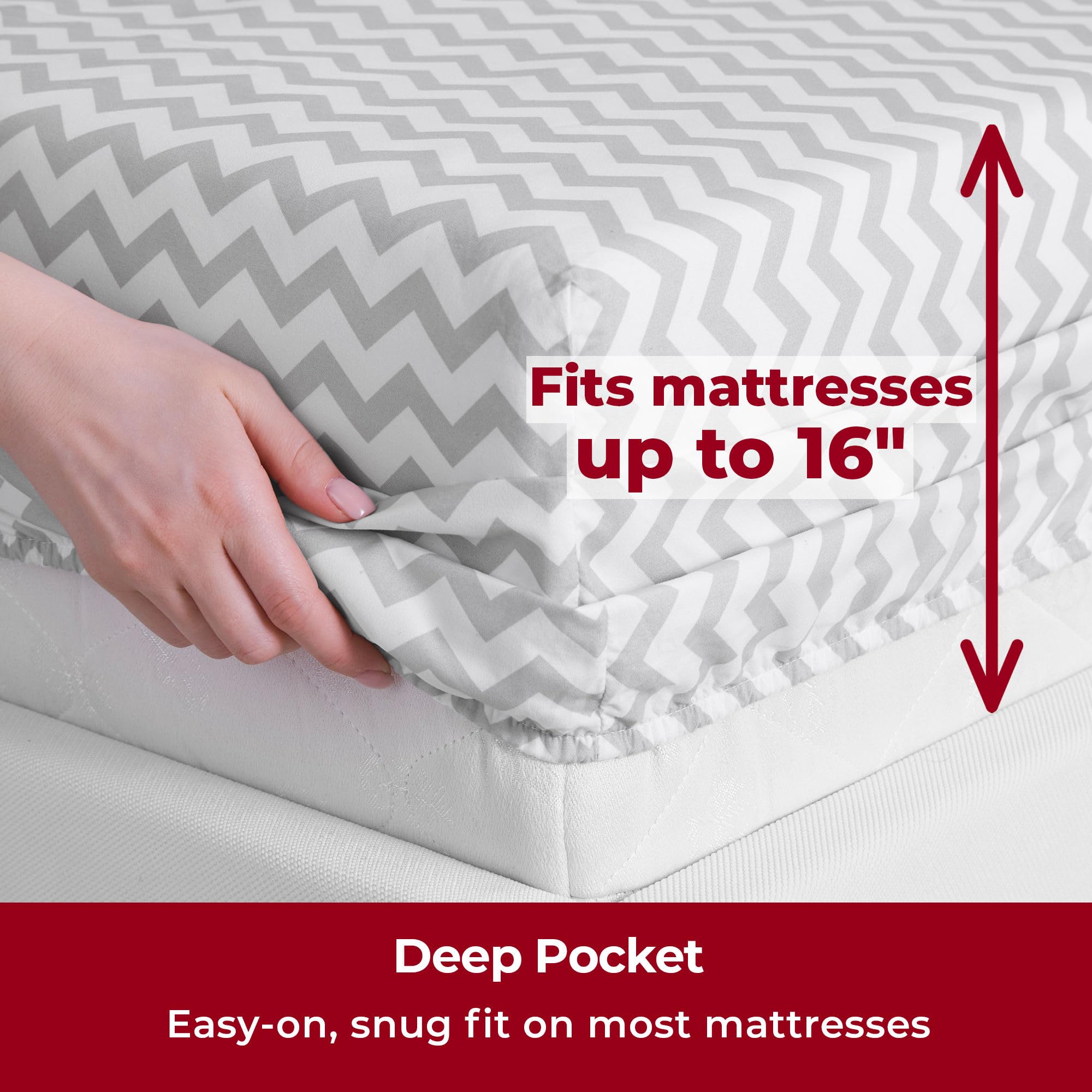 Mellanni Queen Sheets Set - 4 PC Iconic Collection Bedding Sheets & Pillowcases - Hotel Luxury, Extra Soft, Cooling Bed Sheets - for Women, Men, Kids & Teens (Queen, White)