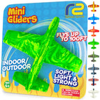 Airplane Toy Foam Airplanes for Kids - Best Easter Stuffers for Boys & Girls - Easy Throwing Air Planes - Gift Idea Toy Games - Styrofoam Plane Glider - Great Gifts for Ages 4 5 6 7 8 9+ Year Old