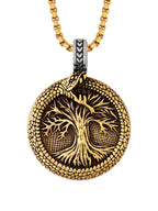 HAQUIL Viking Celtic Wiccan Tree of Life Pendant Necklace, Tree of Life Jewelry Gifts for Men and Women
