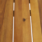 Christopher Knight Home Tracy Outdoor Modern Industrial Acacia Wood Coffee Table, Teak Finish, Black