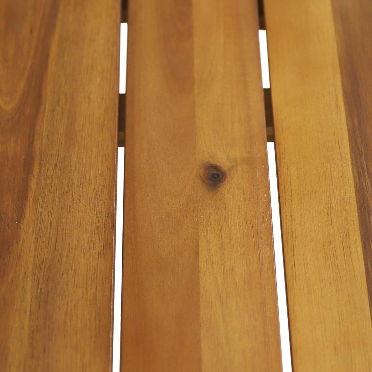 Christopher Knight Home Tracy Outdoor Modern Industrial Acacia Wood Coffee Table, Teak Finish, Black