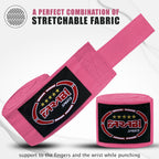 FARABI Kids Boxing Hand Wraps 2.5 Meters Junior Hand Wraps Boxing Hand Wraps Muay Thai Hand Wraps MMA Boxing Hand Wraps Men Boxing Hand Wraps Kids Boxing Hand Wraps Inner Gloves