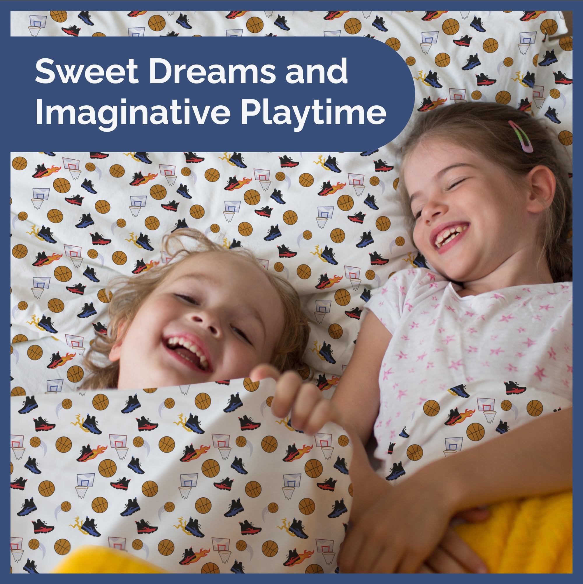 Kids Princess Full 4 Piece Sheet Set - Boys, Girls, Teens, Toddler - Easy Fit Deep Pockets - Breathable, Hotel Quality Bedding Sheets - Machine Washable - Wrinkle Free - Cute, Cozy, Soft - CGK Linens