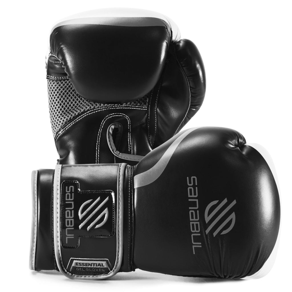 Sanabul Essential Gel Boxing Gloves for Men & Women, Kickboxing MMA, Muay Thai Gloves and Heavy Bag Training Punching & Sparring