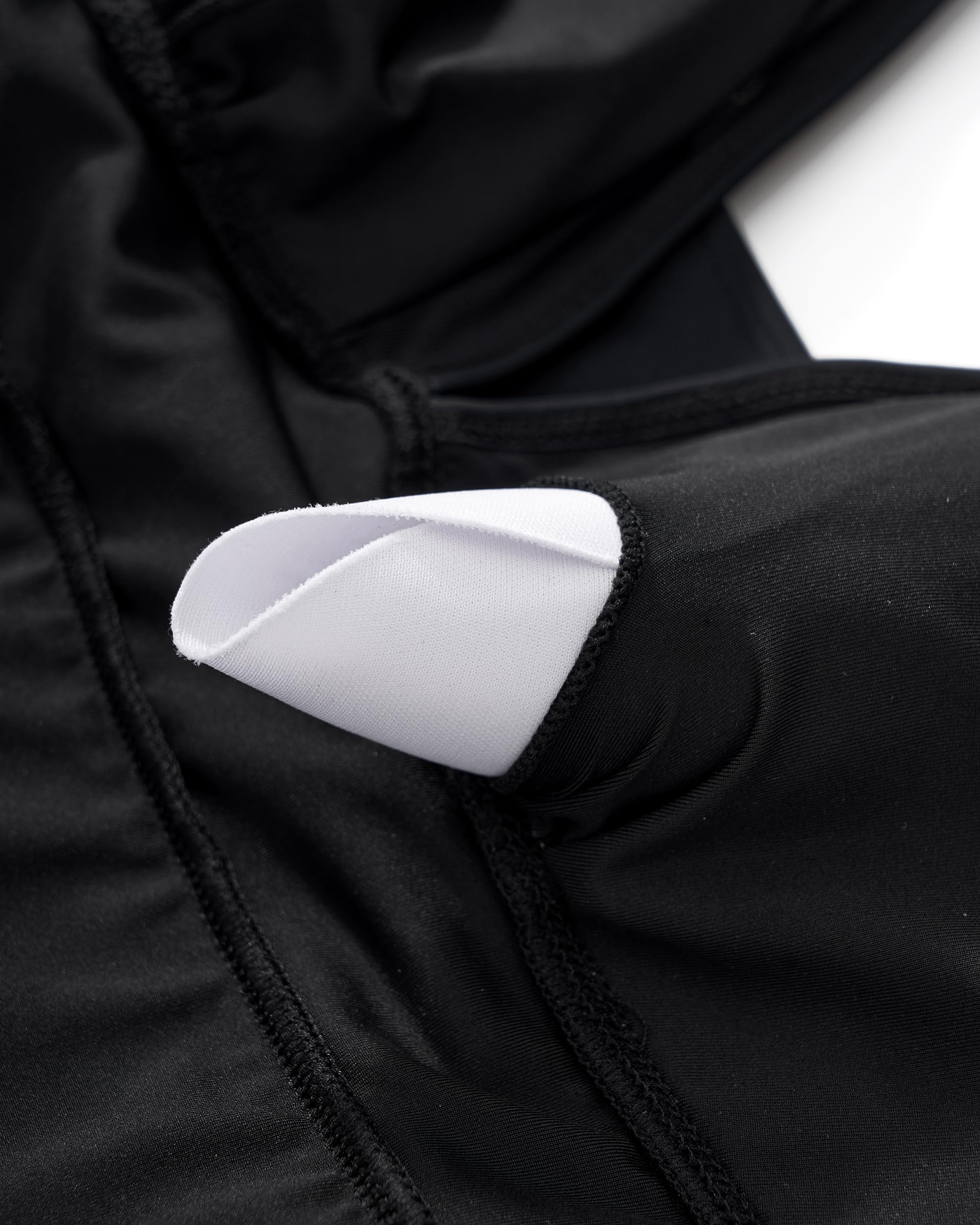 SUUKSESS Women Sexy Mesh One Piece Swim Dress Slimming Tummy Control Swimsuit Push Up High Waisted Bathing Suit (Black,L)