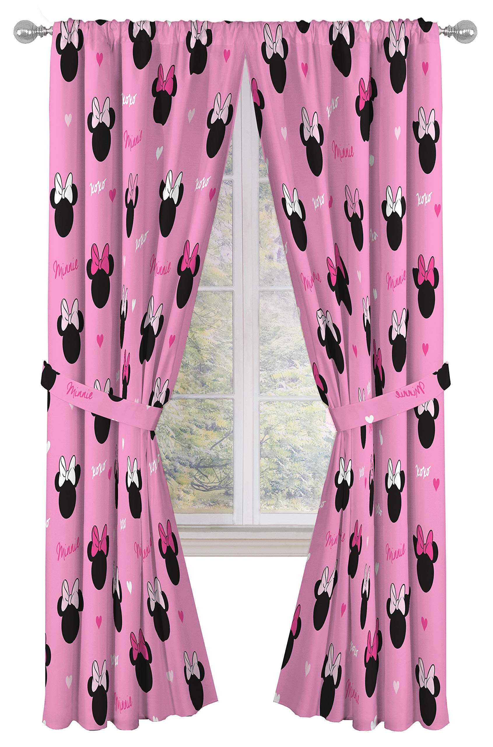 Jay franco Minecraft Isometric Blue 63 in Drapes 4 Piece Set - Beautiful Room Decor&Easy Set Up, Bedding Features Creeper - Window Curtains Include 2 Panels&2 Tiebacks (Official Minecraft Product)