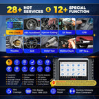 Autel Scanner MaxiCOM MK808BT PRO, 2025 2.0 Full Bidirectional Diagnostic Tool as MK900 MX900 MK900BT, Pro Ver. of MK808S MX808S, 3000+ Test, 28+ Service, All System, Brake Bleed, Injector Coding, FCA