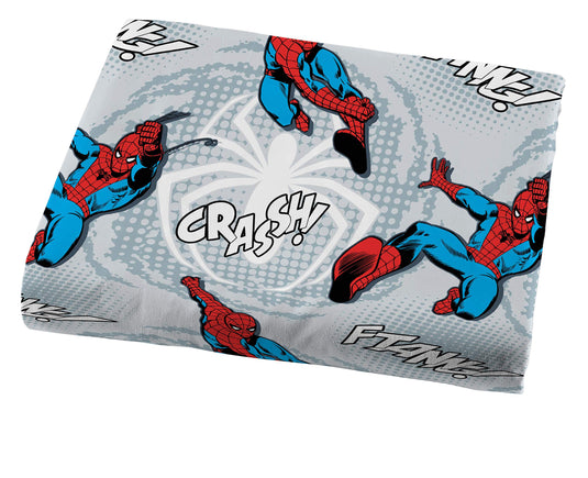 Jay Franco Marvel Spidey and His Amazing Friends Team Spidey Twin Size Sheet Set - 3 Piece Set Super Soft and Cozy Kid’s Bedding - Fade Resistant Microfiber Sheets (Official Marvel Product)