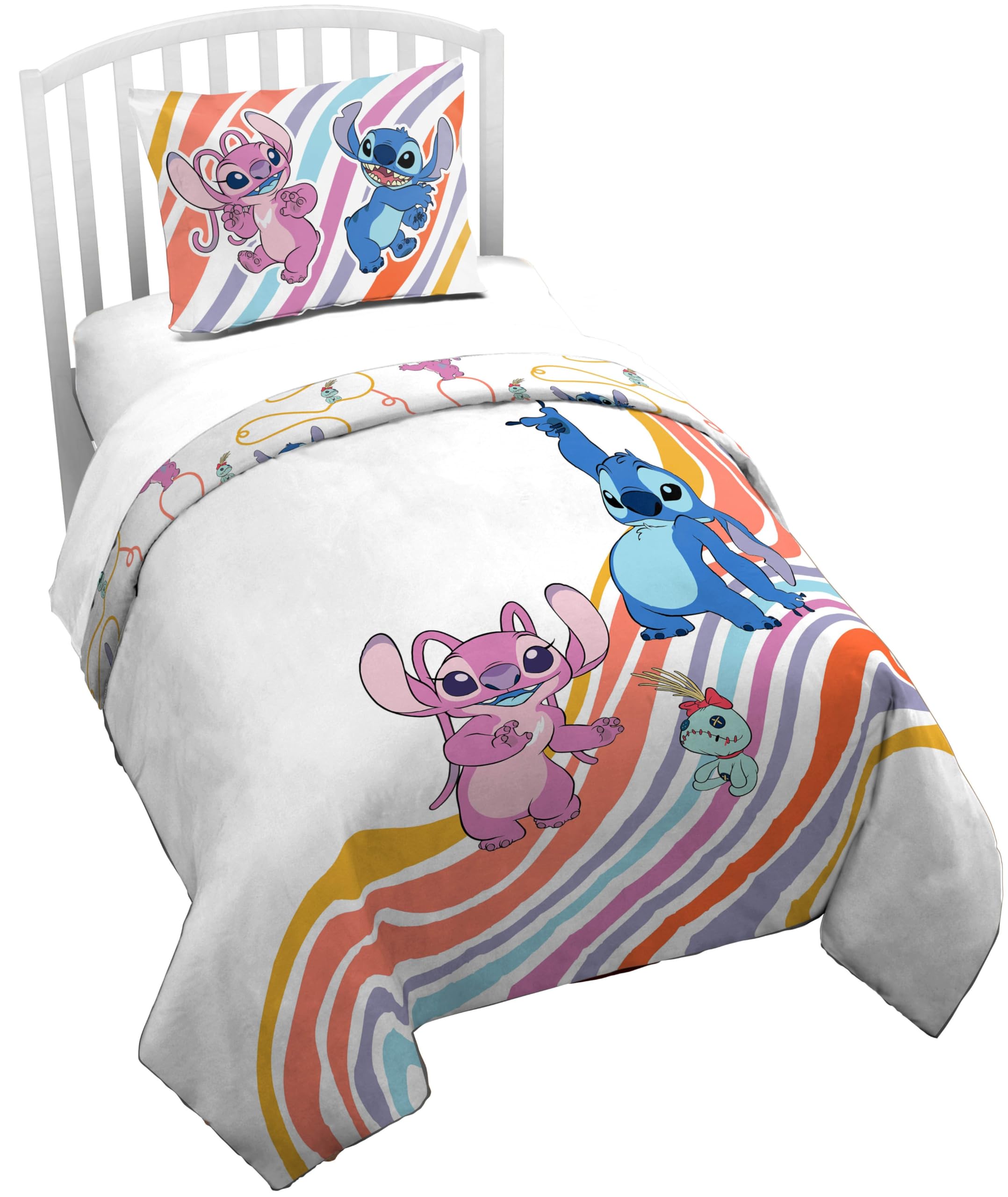 Jay Franco Kids Duvet Cover Set – 3 Piece Super Soft Bedding with Sham Pillowcase, Cover ONLY Comforter Not Included, Blue - Minecraft, Full