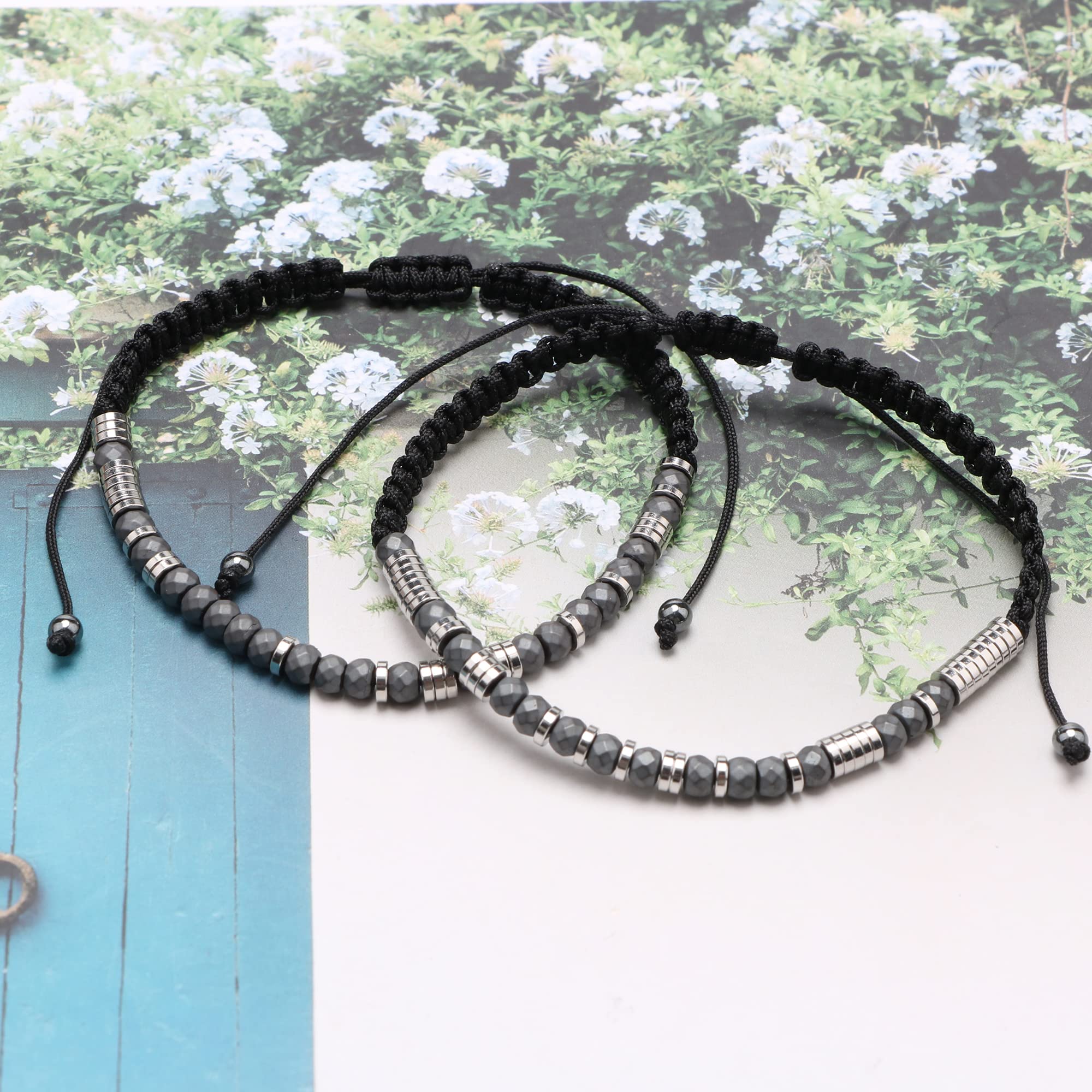 JoycuFF Nie szkodzić Inspirujące bransoletki z kodem Morse'a dla kobiet i mężczyzn Motywacyjne urodzinowe świąteczne bransoletki z koralików Śmieszne unikalne prezenty dla przyjaciółki Przyjaźń Prezenty na ukończenie szkoły