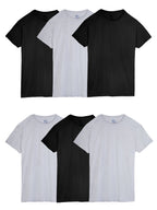 Fruit of the Loom Men's Crew Tee Undershirts, Moisture Wicking & Tag Free, Also Available in Big & Tall