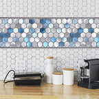 Art3dwallpanels 10 Ft Flexible Peel and Stick Trim Molding for Backsplash Tile Edge, Self-Adhesive Wall Trim for Corner Decor, 120x0.47x0.2 Inch White - Grand Goldman